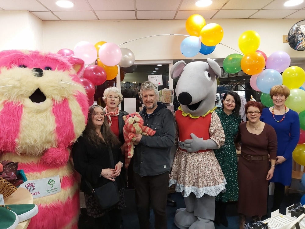 Hospices of Hope have new shop for Emily and Bagpuss